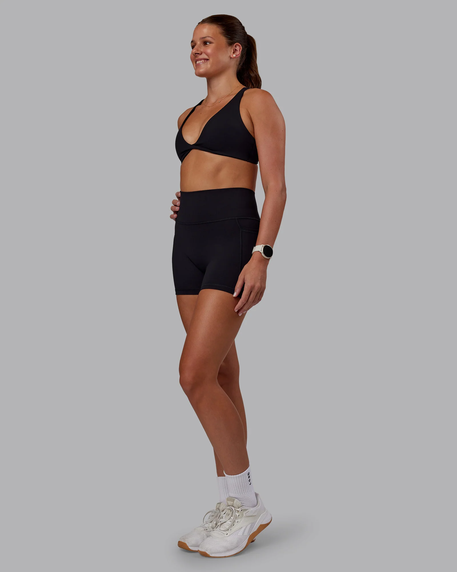 Agile Sports Bra - Black - Image 3