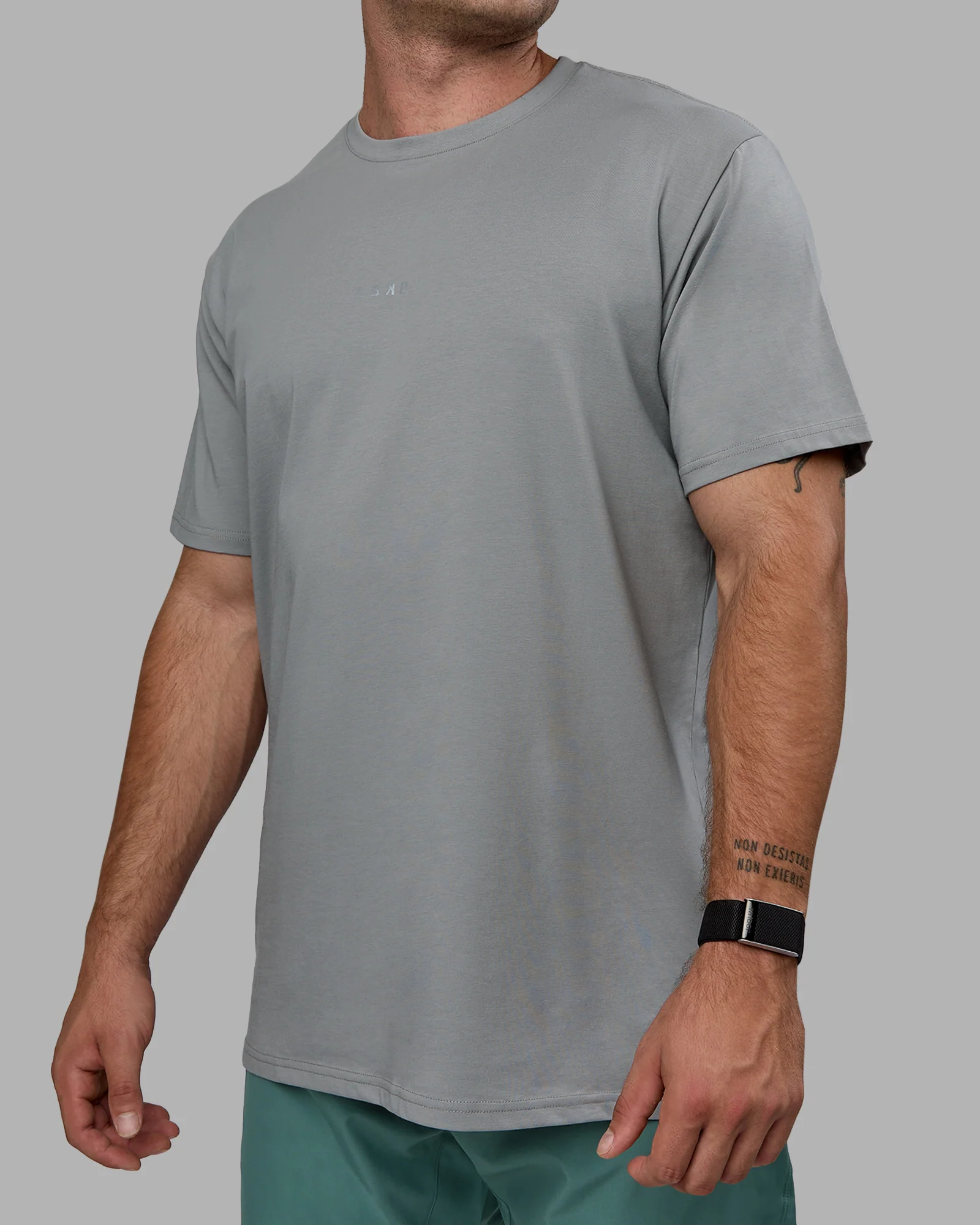 Base FLXCotton Tee - Circular Grey - Image 3