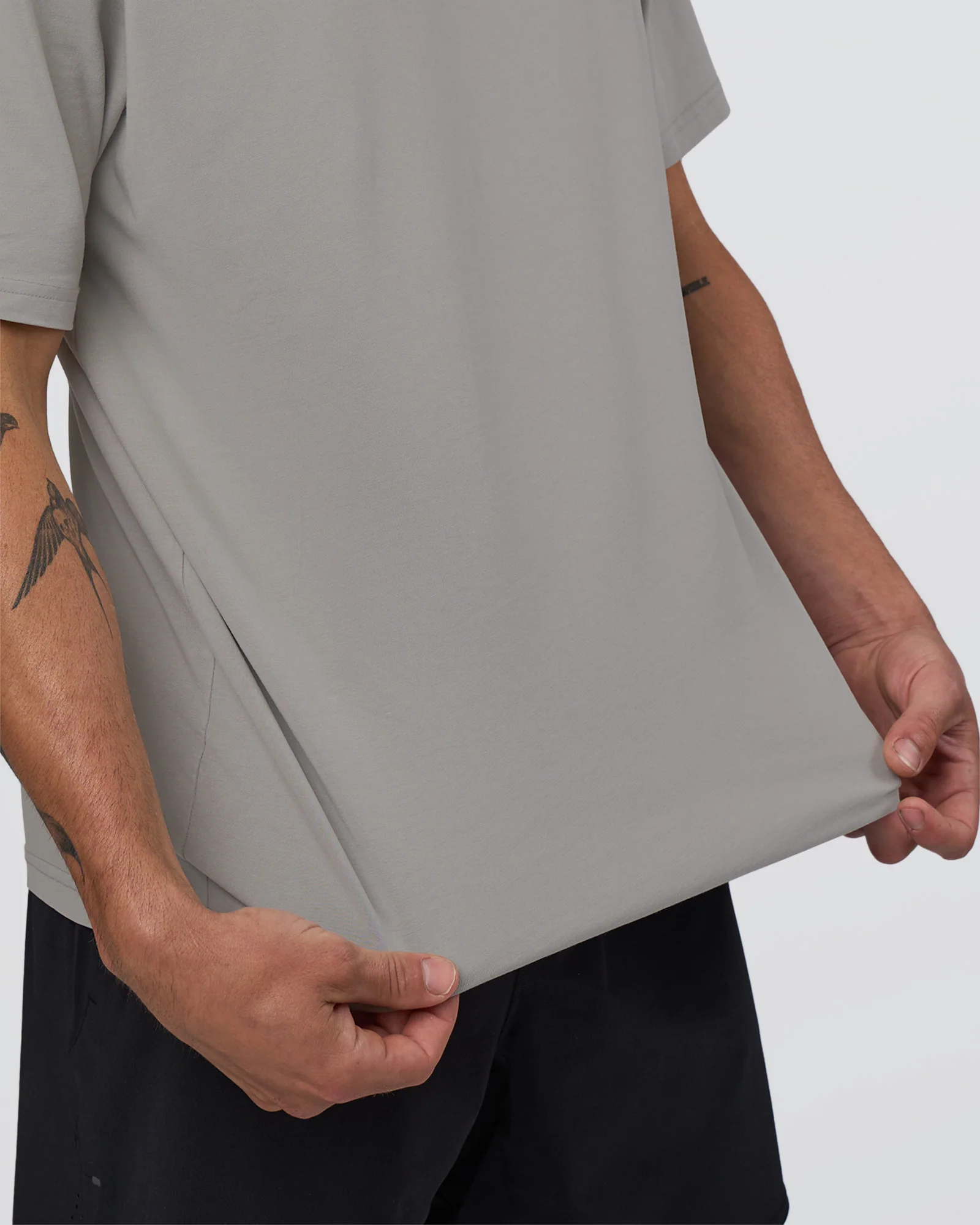 Base FLXCotton Tee Oversized - Alloy Washed - Image 3