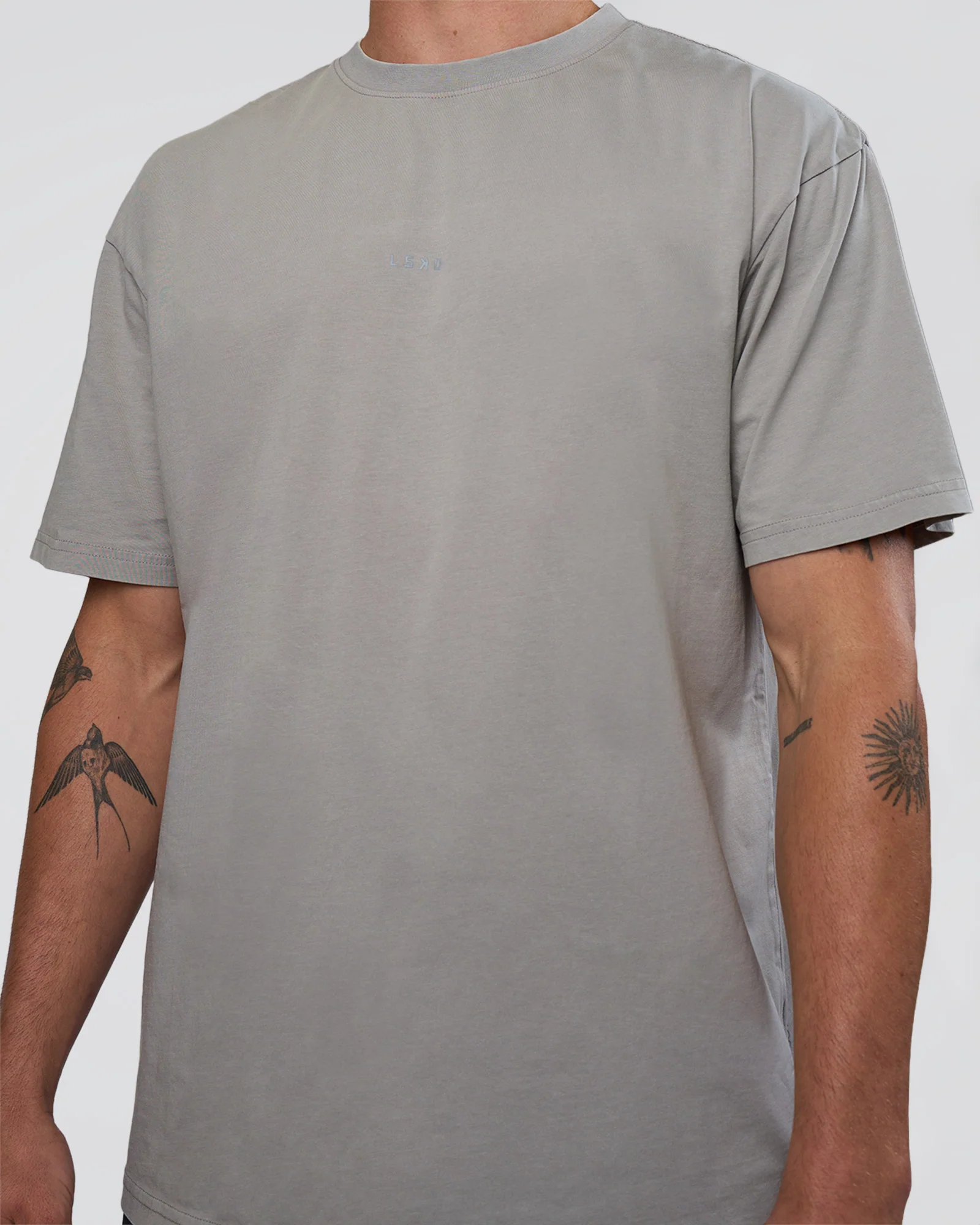 Base FLXCotton Tee Oversized - Alloy Washed - Image 6