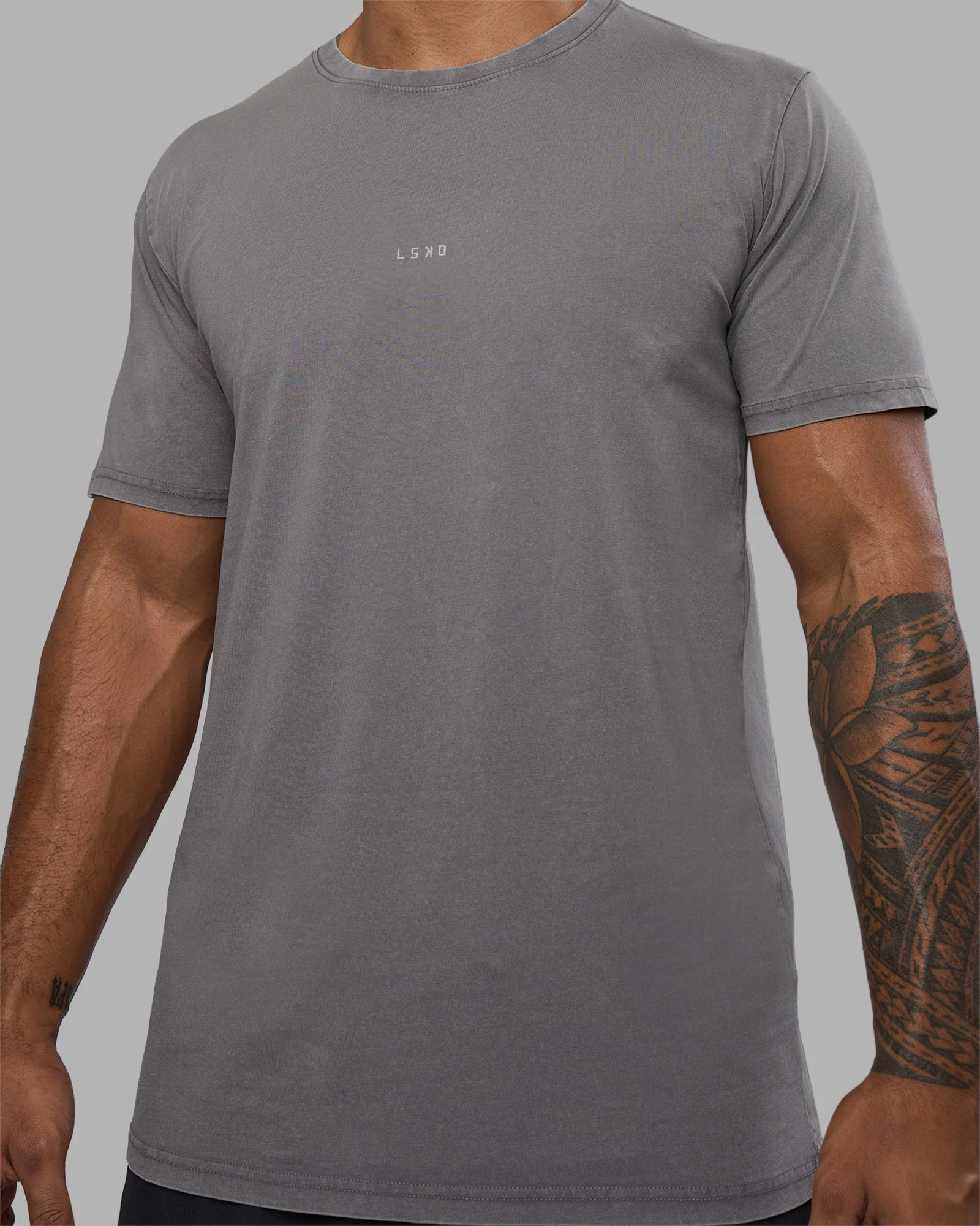 Base FLXCotton Tee - Storm Front Washed - Image 5