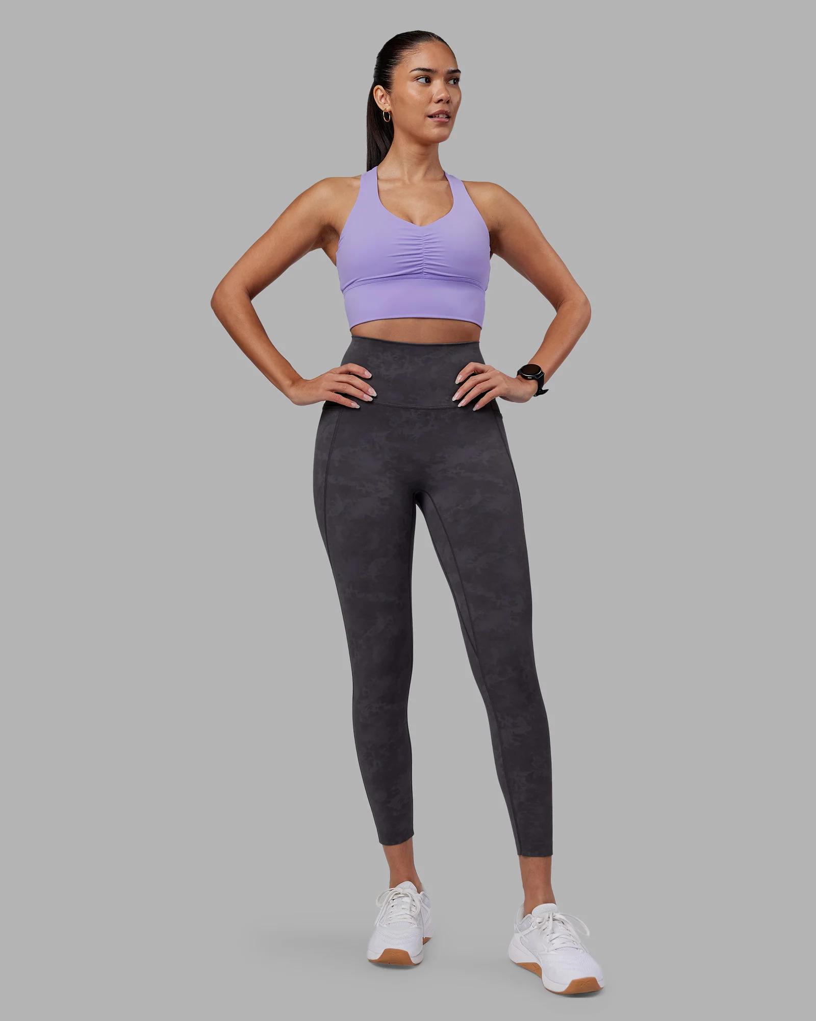 Elixir Ultra High-Rise 7/8 Legging Pockets - Dark Storm Wash - Image 5