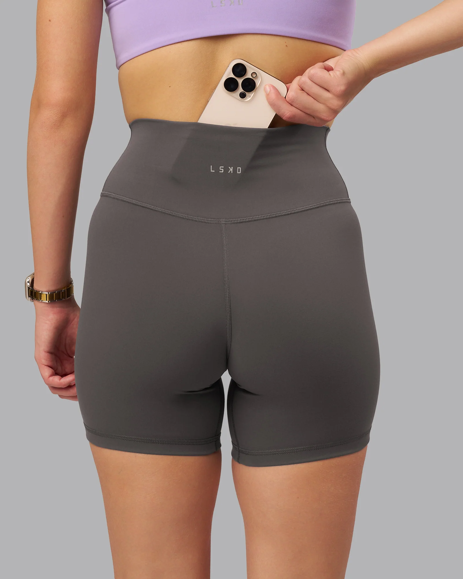 Fusion Ultra High-Rise 6" Short - Dark Storm - Image 3