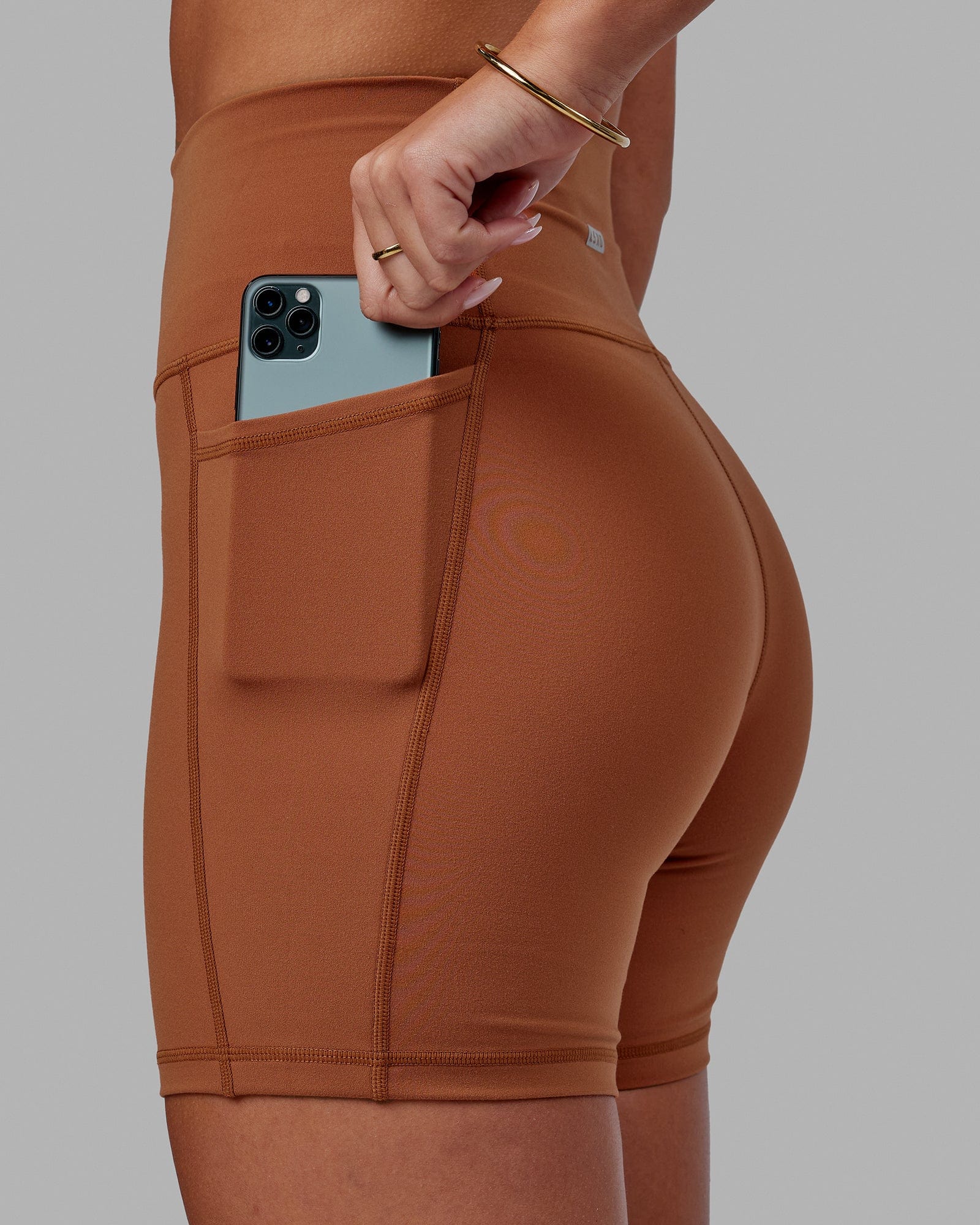 Fusion Ultra High-Rise 6" Short Pockets - Hazel - Image 5