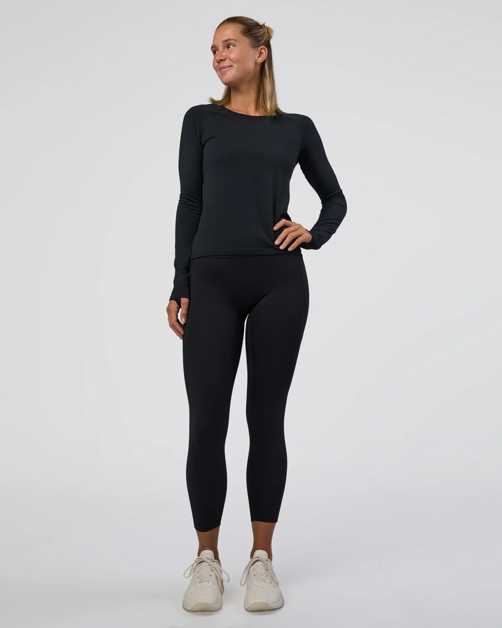 Fusion Ultra High-Rise 7/8 Legging Pockets - Black - Image 5