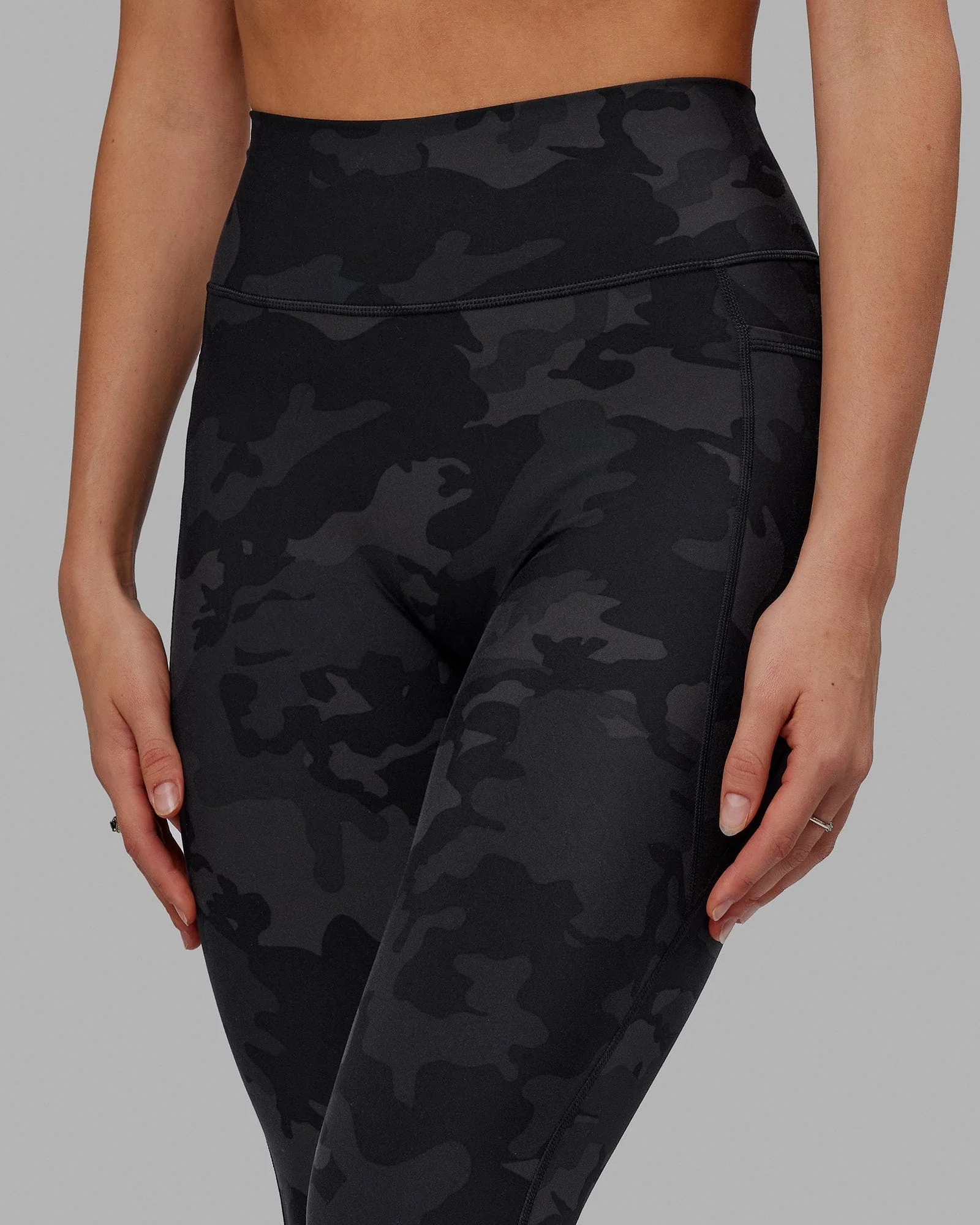 Fusion Ultra High-Rise 7/8 Legging Pockets - Black-Camo - Image 5