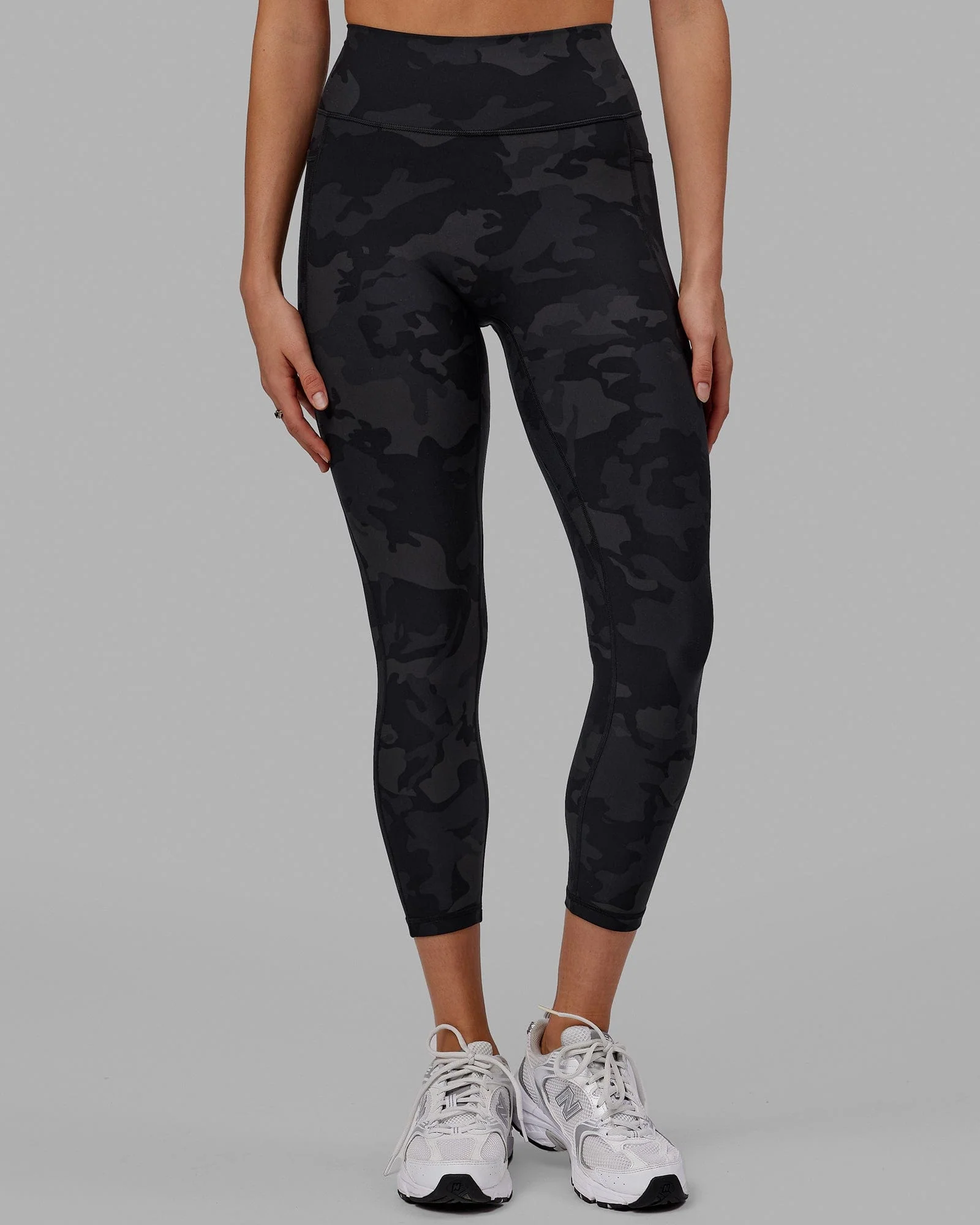 Fusion Ultra High-Rise 7/8 Legging Pockets - Black-Camo - Image 9