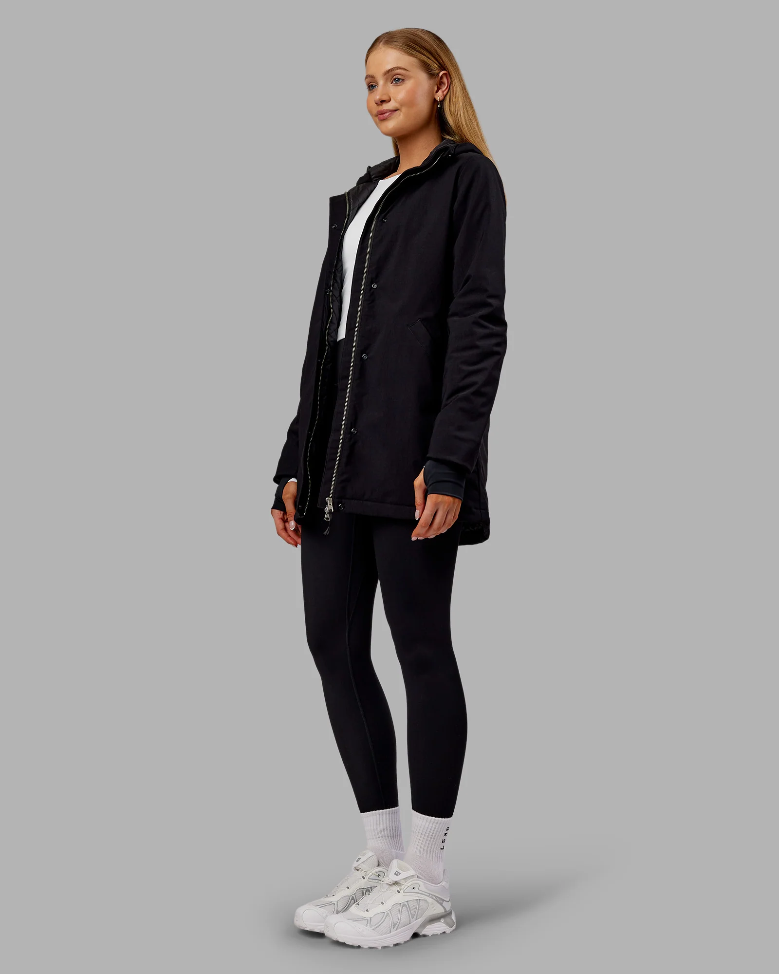 Auxiliary 2.0 Longline Jacket - Black - Image 14