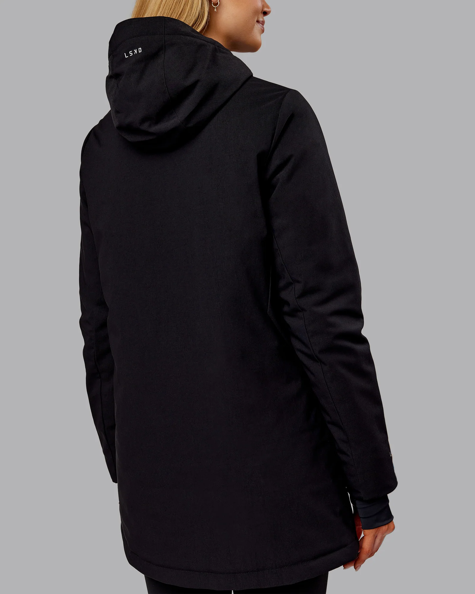Auxiliary 2.0 Longline Jacket - Black - Image 3