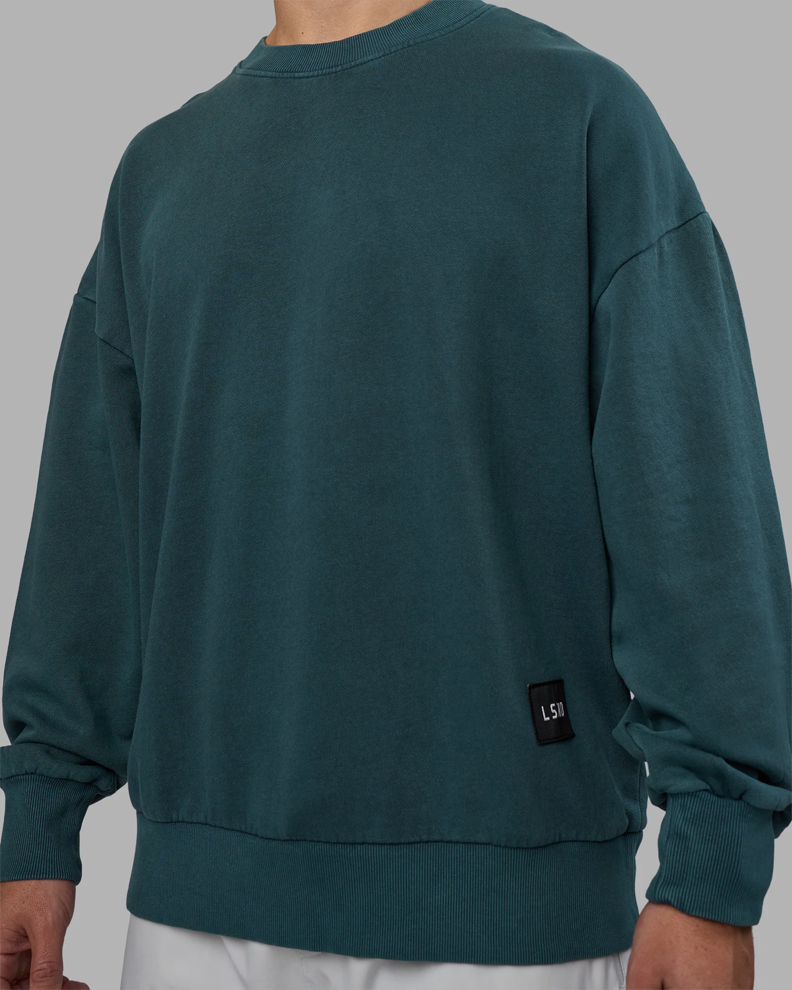 Segmented Oversized Sweater - Abyssal - Image 9