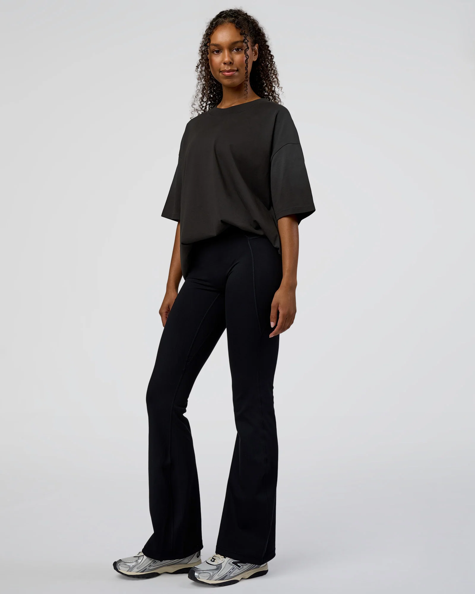 Spray Heavyweight Unisex Oversized Tee - Charcoal Washed - Image 6