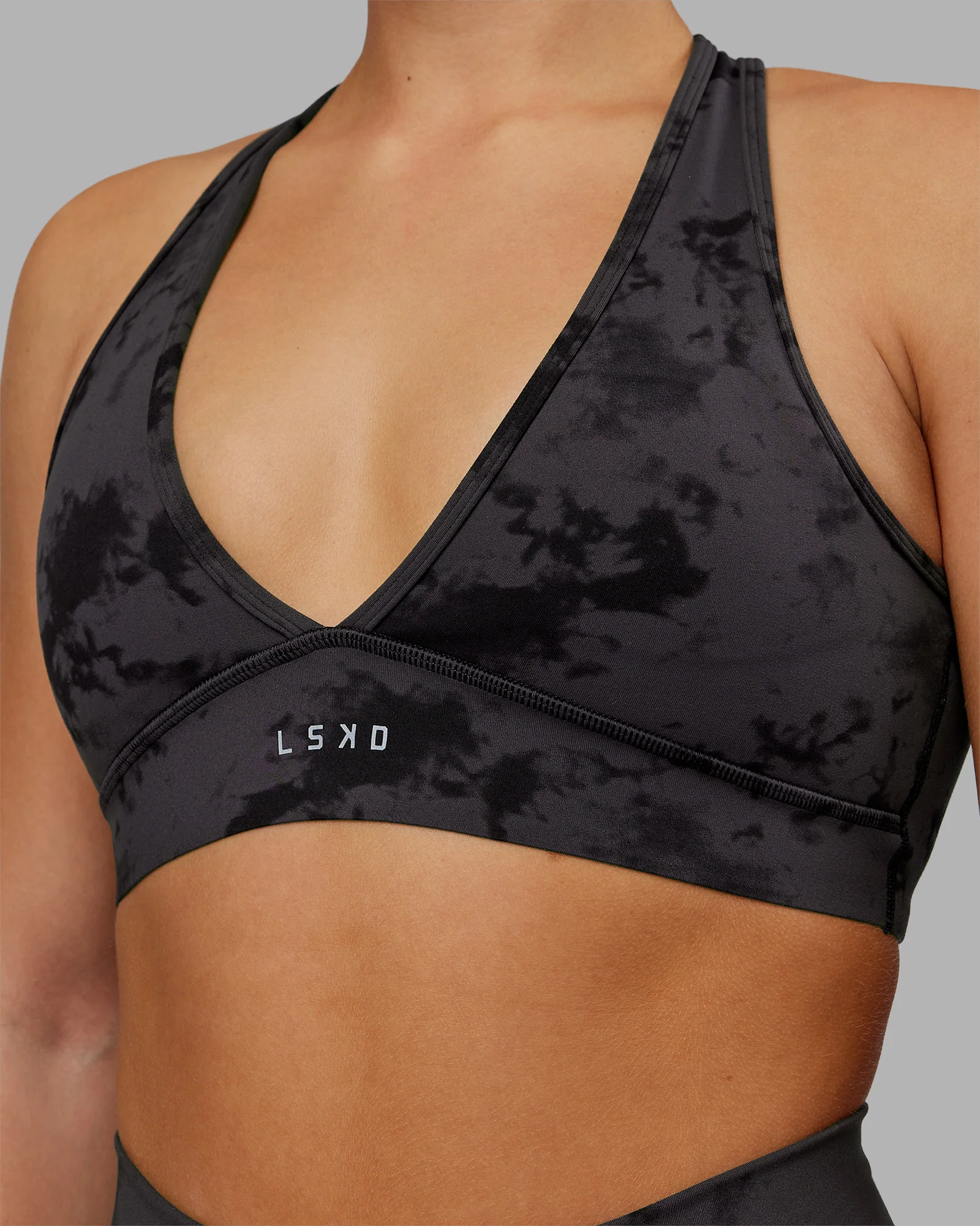 Stamina Sports Bra - Black Tie Dye - Image 6