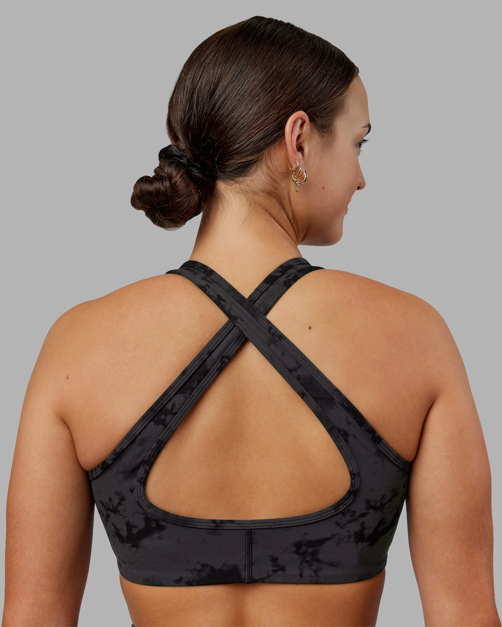 Stamina Sports Bra - Black Tie Dye - Image 7