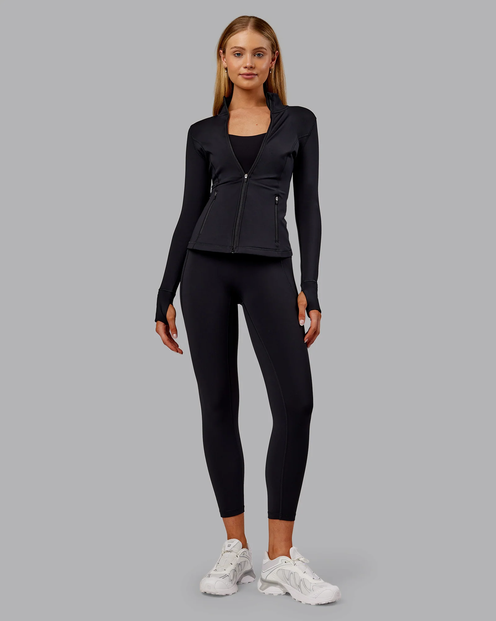 Stride Thermal Zip Through Jacket - Black - Image 8