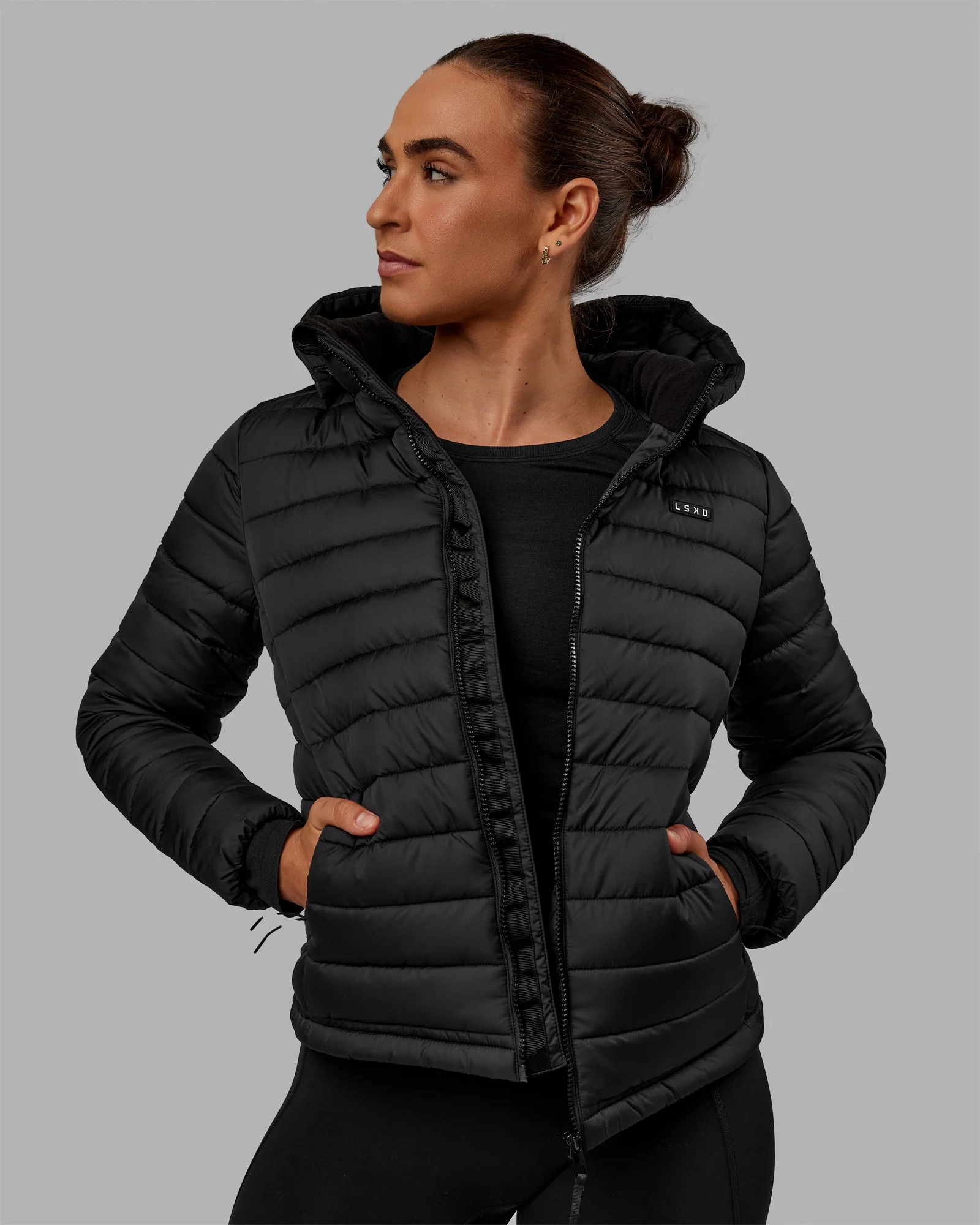 All Day Puffer Jacket - Black - Image 5