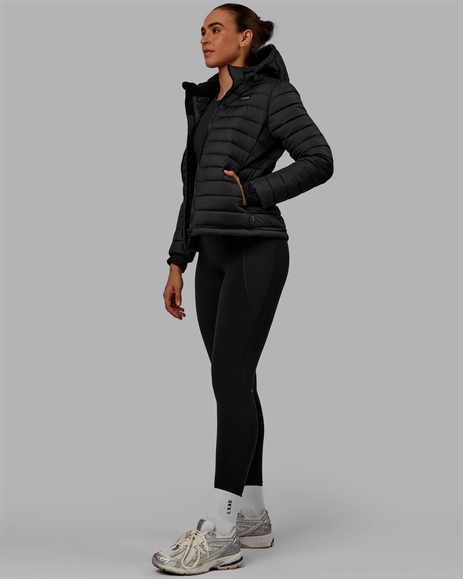 All Day Puffer Jacket - Black - Image 8